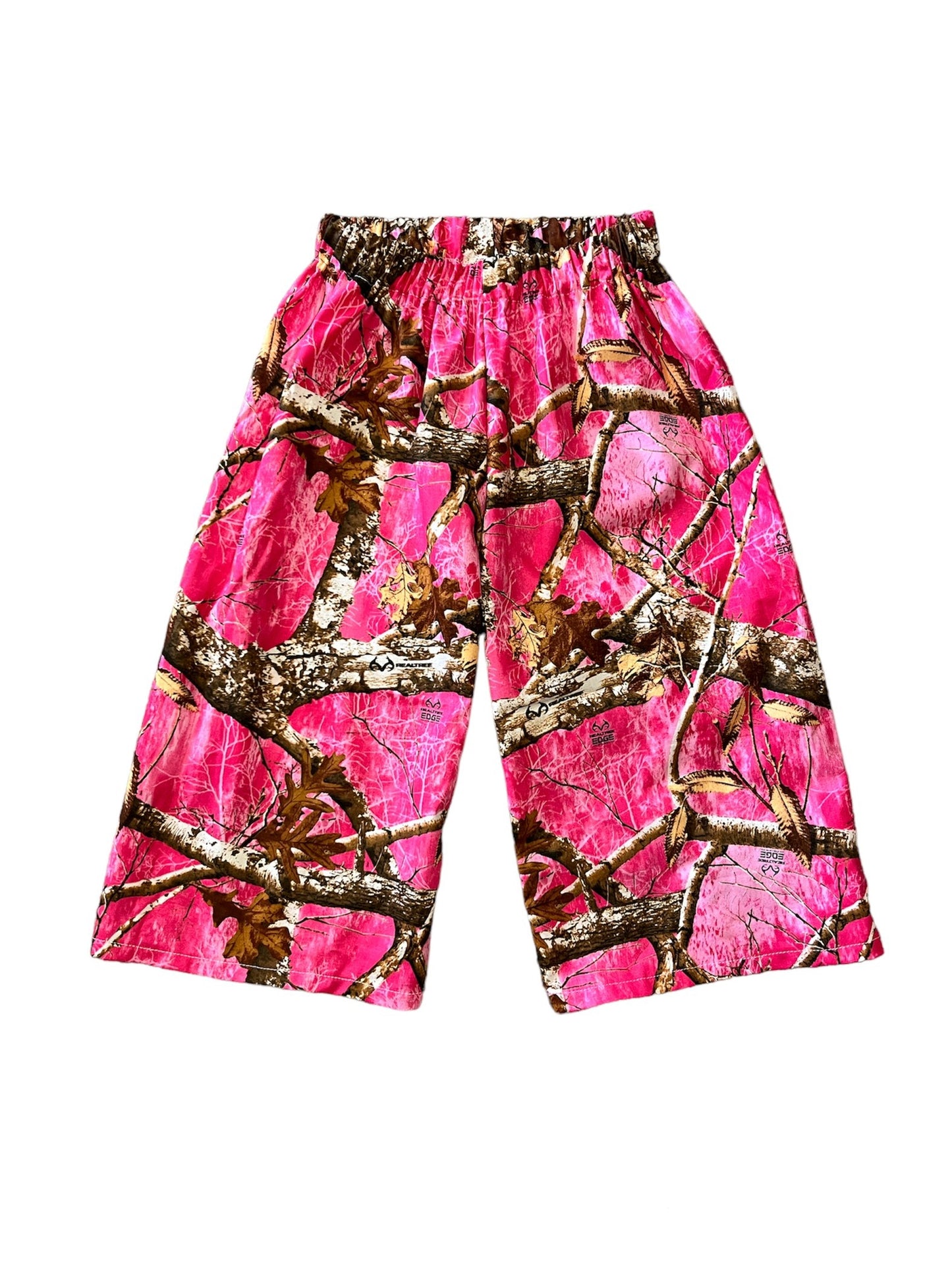 Pink Camo Wide Leg Pants