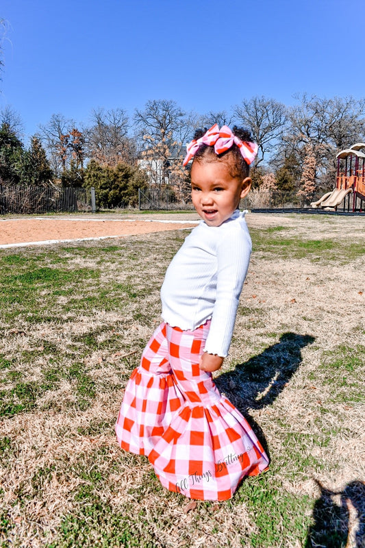 Pink Plaid Bells